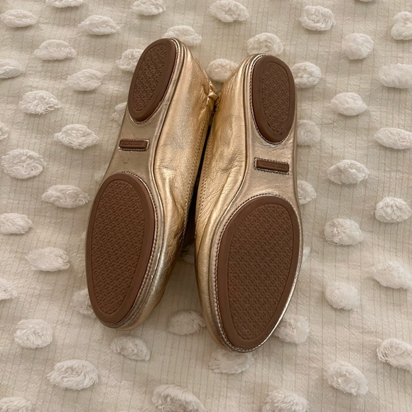 Tory Burch Minnie Travel Flat - Gold - 6.5 - Picture 6 of 6